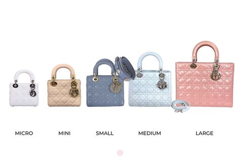 Lady Dior size comparison Dior Mini Lady Dior Bag, Lady Dior Bag Sizes, Small Dior Bag, Large Lady Dior Bag, Small Lady Dior Bag Outfit, Lady Dior Bag Outfit, Lady Dior Small, Dior Bag Outfit, Miss Dior Bag