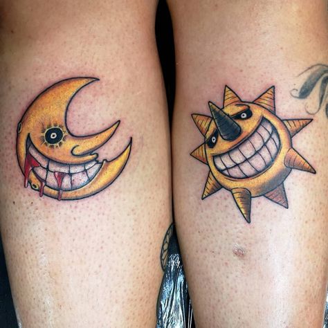 Soul Eater Tattoo, Fandom Tattoos, 2024 Tattoo, Maching Tattoos, Omerta Tattoo, Piercing Inspo, King Tattoos, One Piece Tattoos, Tattoos For Black Skin