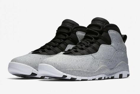 Image: The Air Jordan X 'Cement' Gets a Release Date Image #2 Air Jordan 10, New Year Deals, Jordan 10, Popular Sneakers, Air Jordan Shoes, Mens Basketball, Nike Dunk, Jordan Shoes, Nike Air Jordan