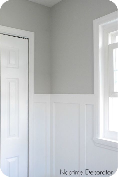 The Perfect Neutral Gray Paint Color! - Happily Ever After, Etc. Light Grey Interior, Perfect Grey Paint Color, Neutral Gray Paint, Perfect Grey Paint, Interior Paint Colors For Living Room, Light Grey Paint Colors, Interior Paint Colors Schemes, Light Gray Paint, House Paint Interior