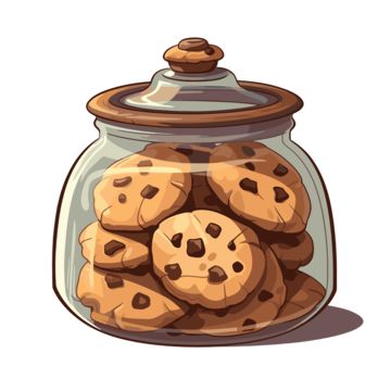 sticker clipart cartoon cookies in jar in glass jar isolated on white,sticker,clipart,cartoon Cookies In Jar, Jar Drawing, 3ds Max Design, Cookie Vector, Sticker Clipart, World Emoji, Cookie Clipart, Cartoon Cookie, World Emoji Day