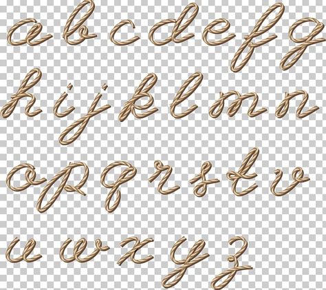 Rope Font Alphabet, Wire Alphabet Letters, Tricotin Alphabet, Rope Lettering, Rope Letters, Rope Font, Wire Letters, Font Png, Wire Knitting