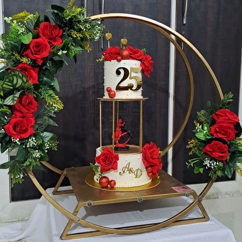 25th wedding anniversary cake ✨️ Cake For 25th Anniversary, 25th Wedding Anniversary Cake, 25th Anniversary Cake, 25th Wedding Anniversary Cakes, 25 Anniversary Cake, Wedding Anniversary Cake, 25th Wedding Anniversary, Anniversary Cake, Creative Cakes