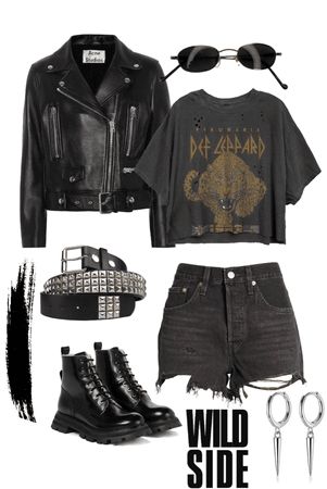 80s Rock Outfit, Rock N Roll Outfit, Ropa Punk Rock, 80s Hairstyles, Concerts Outfits, Concert Outfit Rock, Look 80s, Concert Style, Rock Star Outfit