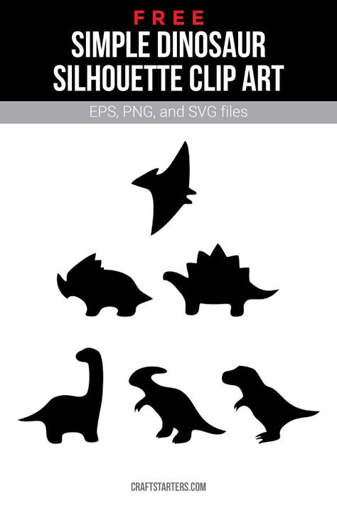 Dinosaur Silhouette Painting, Dinosaur Silhouette Printable Free, Dino Svg Free, Dinosaur Svg Free Cricut, Free Dinosaur Svg, Silhouette Images Free, Shapes Silhouette, Dinosaur Landscape, Dinosaurs Clipart