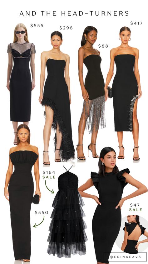 Cocktail Fashion Outfit, Company Party Cocktail Dress, Dresses For Concerts Night, Hollywood Cocktail Dress, All Black Cocktail Outfit Women, Cocktail Dresses 2024, Business Cocktail Dress, Cocktail Dinner Dress, Reunion Dress Ideas