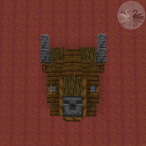 Cool Minecraft Room Ideas, Snake Statue Minecraft, Minecraft Stairs Design Inside, Minecraft Bear Build, Minecraft Bear Statue, Minecraft Deer Head, Minecraft Fossil Builds, Fox Statue Minecraft, Minecraft Crocodile