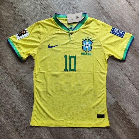 Sports Jersey Player Version Of The Brasil National Team Qualifiers 2026 World Cup Neymar #10 World Cup Neymar, Brasil National Team, Neymar Jr Jersey, Neymar Jersey, Brazil Soccer Jersey, Brazil Neymar, 2026 World Cup, Brazil Jersey, Brazil T Shirt