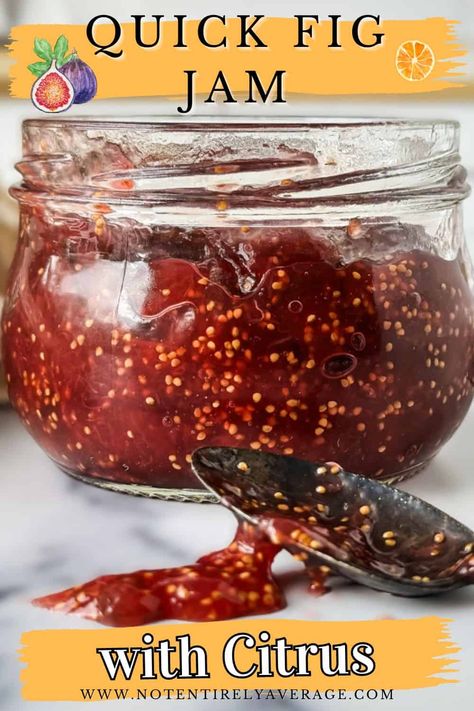 Simple and Delicious Fig Jam Recipe Diy Fig Jam, Fresh Fig Jam Recipe, Recipes That Use Fresh Figs, Fig Jelly Recipe, Fig Pepper Jelly Recipe, Fig Preserves Recipe Canning, How To Make Fig Jam, Fig Jam Recipe Canning, Dried Fig Jam Recipe