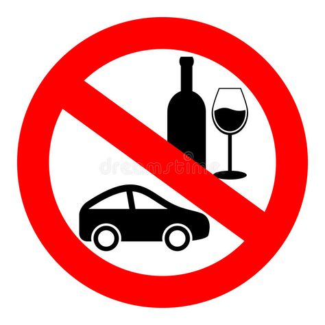 Drunk Driving Awareness, Driving Signs, Drink Vector, Drive Poster, Drink And Drive, Sign Illustration, Safety Awareness, Awareness Poster, Drunk Driving