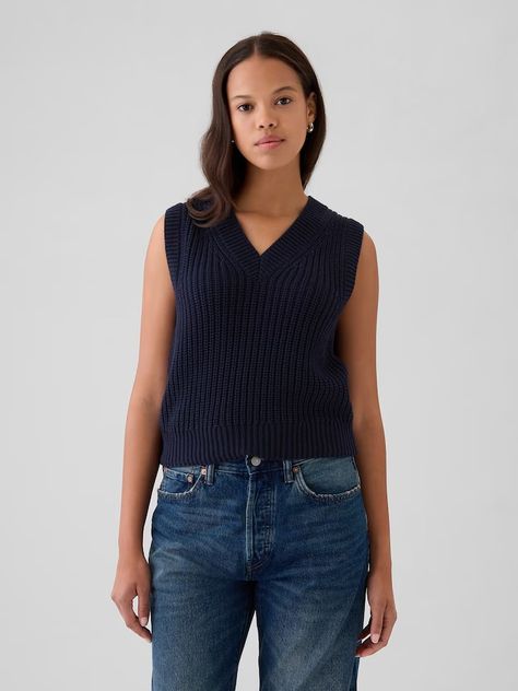 Sweaters For Women | Gap Chic Sweaters, Gap Sweater, Cotton Sweater, Sweater Vest, Work Outfit, Soft Fabrics, Baby Toddler, Cardigans, Gap