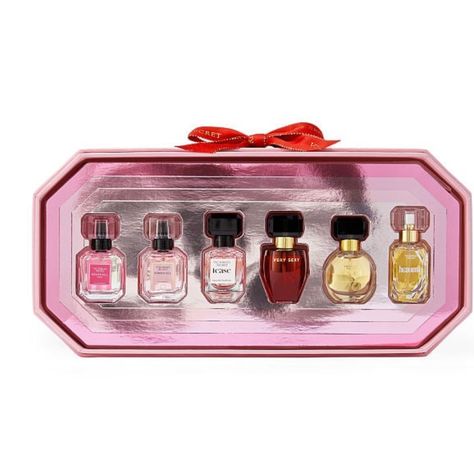 Brand New I’m Box! Victoria’s Secret Mini Eau De Parfum Gift Set Includes Six Mini Parfum Sprays Perfume Victoria Secret, Victoria's Secret Perfume, Victorias Secret Set, Mini Fragrance, Perfume Display, Mini Perfume, Perfume Store, Perfume Set, Victoria Secret Perfume