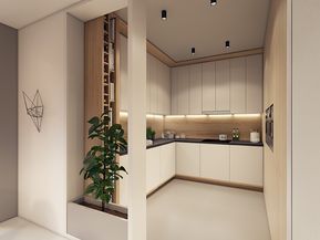 Modern Apartment Design, Kabinet Dapur, Modern Kitchen Interiors, Kitchen Design Decor, Kitchen Room Design, Kitchen Inspiration Design, Kitchen Furniture Design, Kitchen Cabinet Design, Kitchen Design Small