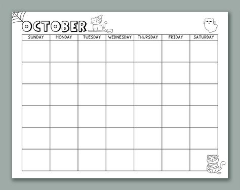 Printable Calendar for Kids - 2024, 2023 and Undated Versions Included Printable Calendar Pages, November Calendar, Clever Kids, Free Calendar Template, Cute Calendar, Mini Calendars, School Calendar, Free Calendar, High School Classroom