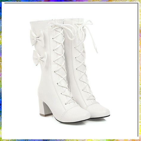 Looking for the perfect winter wedding boots to complete your bridal look? Check out these 10 stylish ideas for winter wedding boots that will keep you warm and chic on your special day. From cozy fur-lined boots to elegant lace-up designs, find the perfect pair to make a statement as you walk down the aisle. Don't let the cold weather dampen your style - step up your winter wedding game with these stunning boot options. Kawaii Boots, Accessories Png, Japanese Fashion Kawaii, Png Outfits, Party High Heels, High Heel Stiefel, Dr Closet, Dr Shoes, Pu Boots