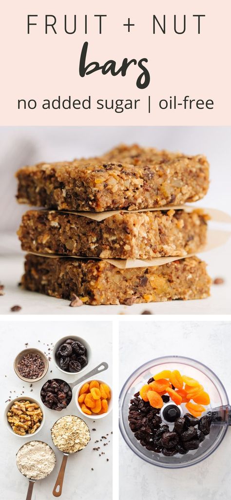 Low Sugar Granola Bars, Sugar Free Granola Bars, Fruit Granola Bars, Fruit Bars Recipe, Oatmeal Granola Bars, Low Sugar Granola, Homemade Bars, Energy Bars Recipe, Healthy Snack Bars