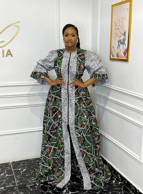 Full Flare Gown Ankara, Ankara Bubu Gown Styles 2024, Ankara Gowns For Women, Flare Gown Ankara, African Fashion Modern Ankara, Ankara Dress Designs Chic, Ankara Flare Gown Styles, Ankara Dress Styles For Church, Ankara Flare Dress