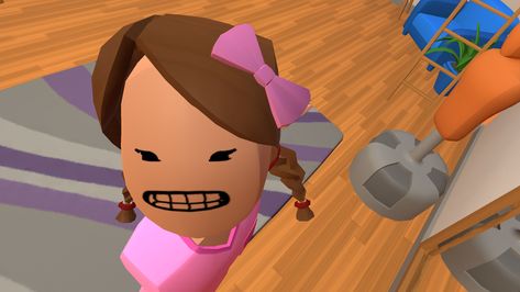 Rec Room Game, Build Something, Rec Room, Play Games, Hanging Out, Games To Play, Something New, To Share, Pink