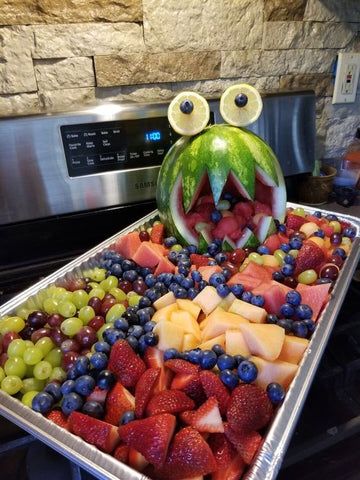 Fruit Monster, Monsters Inc Cake, Monsters Inc Baby Shower, Monster First Birthday, Halloween First Birthday, Halloween 1st Birthdays, Halloween Themed Birthday Party, Little Monster Birthday, Monster 1st Birthdays