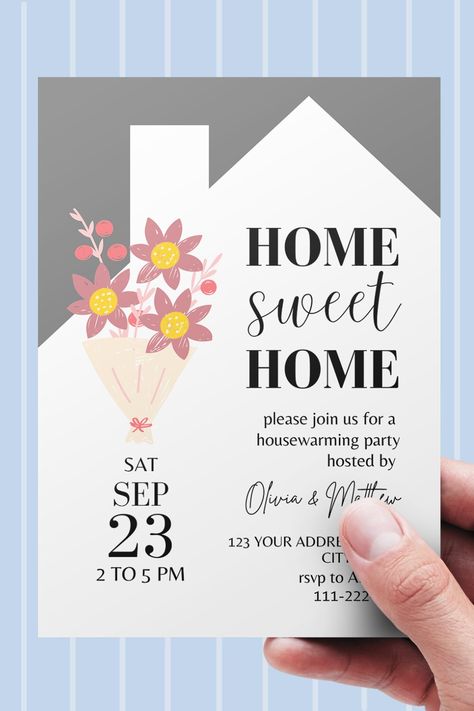 Home Opening Invitation Card, Home Invitation Card Design, Housewarming Invitation Cards Template, Home Warming Invitation Card, House Warming Invitation Ideas, New Home Invitation Card, House Warming Invitations Template, House Warming Invitation Card, Housewarming Invites