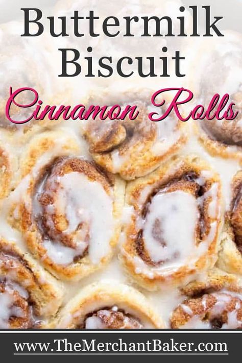 Buttermilk Biscuit Dessert Recipes, Grands Buttermilk Biscuit Recipes, Cinnamon Biscuits Homemade, Buttermilk Recipes Healthy, Buttermilk Cinnamon Rolls, Cinnamon Rolls No Yeast, Vanilla Icing Recipe, Rolls No Yeast, Fluffy Buttermilk Biscuits