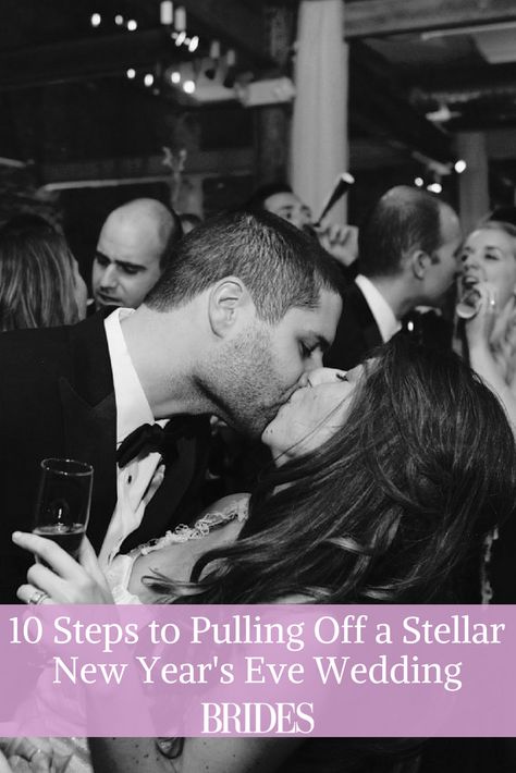 The 10 Steps to Pulling Off a Stellar New Year's Eve Wedding New Years Eve Wedding Timeline, New Year’s Eve Wedding, Nye Wedding Ideas, Wedding Planner Career, New Year's Eve Wedding, New Years Eve Wedding, New Years Wedding, Wedding Schedule, Nye Wedding