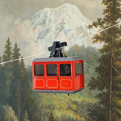 KOVAP cable car toy £39.99 amazon or etsy or manufactum Gondola Lift, Cable Cars, The Czech Republic, Cable Car, House Of Cards, Tin Toys, Dark Ages, Autumn Photography, Christmas Village