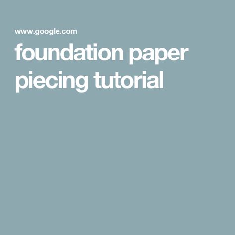 foundation paper piecing tutorial Foundation Paper Piecing Tutorial, Paper Piecing Tutorial, Patchwork Tutorial, Foundation Piecing, Paper Piecing Quilts, Paper Piecing Patterns, Foundation Paper Piecing, Online Tutorials, Quilting Techniques