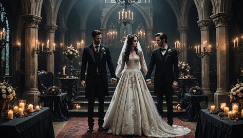 💀🏰 Witness the Gothic Wedding of the Century at the Bride's Mysterious Mansion 🌹🖤✨ Mysterious Mansion, The Gothic, Gothic Wedding, Mansion, Quick Saves