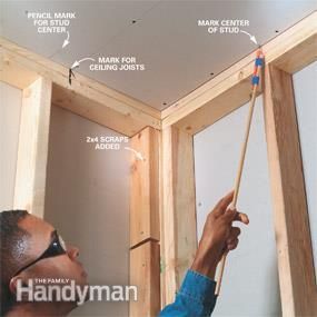 Installing Drywall, How To Install Drywall, Framing Walls, Hanging Drywall, Framing Construction, Drywall Installation, Found Family, Dry Wall, Drywall Repair