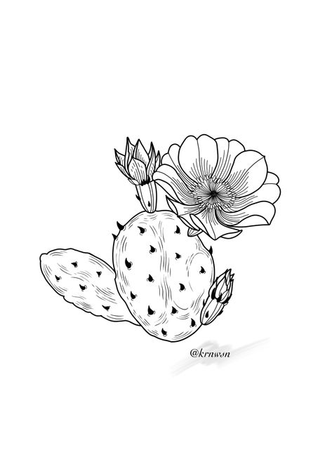 Prickly Pear Cactus Tattoo Small, Cactus With Flower Tattoo, Prickly Pear Cactus Tattoo, Prickly Pear Tattoo, Cactus Flower Tattoo, Cactus Tattoo Small, Rock Tattoo, Cactus Tattoo, Pear Cactus