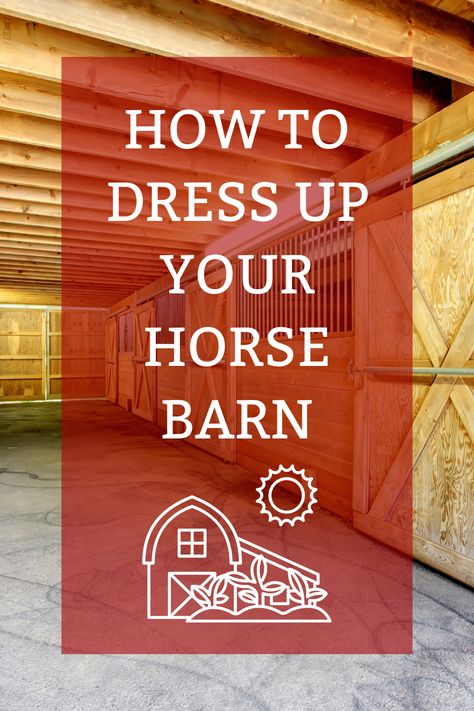 From decorations you can purchase to creative DIY projects there are lots of ways to add some personality and charm to your horse barn. 🐴 Visit our blog for tips on dressing up your horse barn. Small Barn Ideas Horse, Barn Hacks Horse, Barn Ideas For Horses, Horse Barn Hacks, Horse Feeder Diy, Barn Decorating Ideas, Horse Stall Ideas, Horse Barn Interior, Small Horse Barn Plans