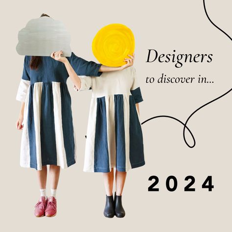 Designers to discover in 2024... ✨️⁠ ⁠ We added a bunch of wonderful new sewing pattern designers to the shop in 2023. We love championing indie pattern designers and bringing you fresh new patterns to sew, so we wanted to round up some of the additions you might have missed. 👀⁠ ⁠ It's on the blog now if you want to check it out! Sewing Pattern Accessories, Dress Sewing Patterns For Beginners, Boho Sewing Patterns, Free Dress Sewing Patterns, Slip Sewing Pattern, Designer Dress Sewing Patterns, Indie Pattern, Maxi Skirt Pattern, Dress Sewing Patterns Free