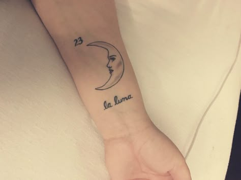 La luna inspired from the loteria La Luna Tattoo, Loteria Tattoo, Luna Tattoo, Sleeve Tattoos For Women, Hip Tattoo, Little Tattoos, Piercing Tattoo, Love Tattoos, Pretty Tattoos