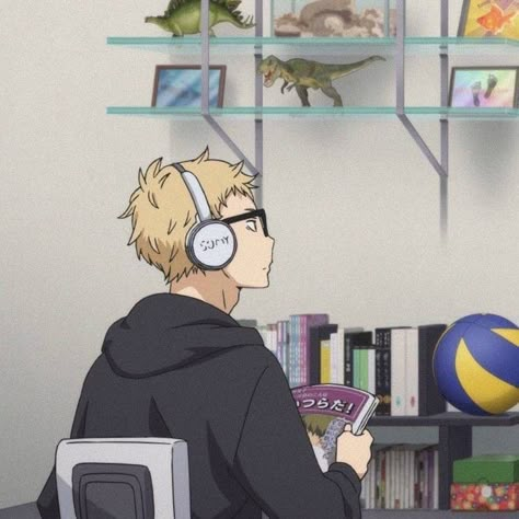 Tsukishima Haikyuu, Aesthetic Android, Cute Widgets, Kei Tsukishima, Haikyuu Tsukishima, Haruichi Furudate, Anime Theme, Tsukishima Kei, Haikyuu Wallpaper