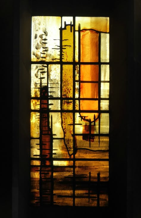 Brown Stained Glass Window, Stain Glass Windows Art, Glass Art Ideas, Stained Windows, Chartres Cathedral, Glass Art Pictures, Modern Stained Glass, Sun Painting, John Piper