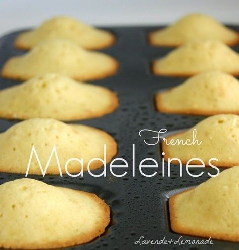 Pastries French, Madeline Cookies Recipe, French Madeleines, Madeline Cookies, Madeleine Recipe, Dessert Chef, French Cookies, French Desserts, French Cooking