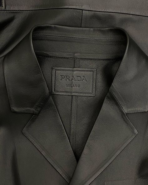 Voo Store’s Instagram profile post: “@prada leather coat 🖤 www.vooberlin.com” Prada Jacket, Devil Wears Prada, Gray Aesthetic, Prada Leather, Black And White Aesthetic, About Fashion, White Aesthetic, Luxury Clothing, Black Aesthetic