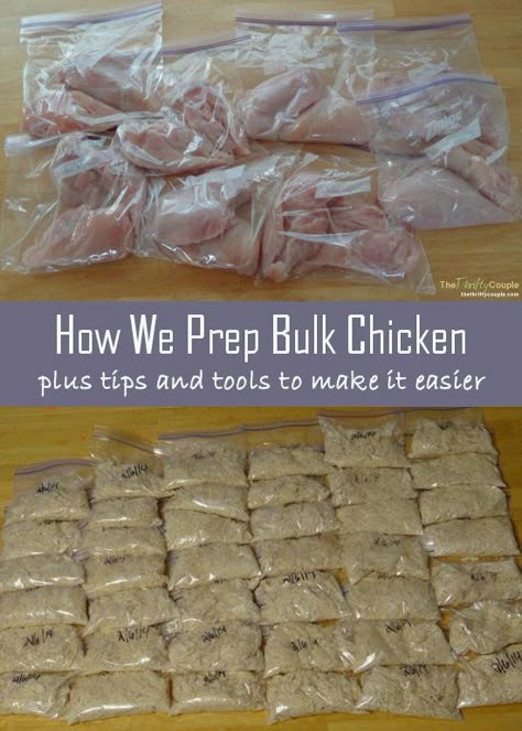 Freezing Food Guide, Freezing Cooked Chicken, Freezing Chicken, Freezer Ideas, Bulk Cooking, Freezable Meals, Canned Food Storage, Make Ahead Freezer Meals, Crock Pot Freezer