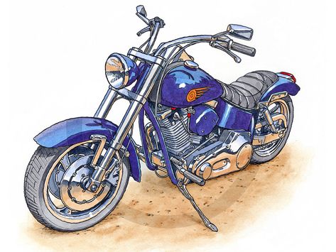 Moto Drawing, Motorcycle Reference, Vintage Motorcycle Art, Motorcycle Art Painting, Harley Davidson Painting, Moto Harley Davidson, Purple Bike, Мотоциклы Harley Davidson, Plant Cartoon