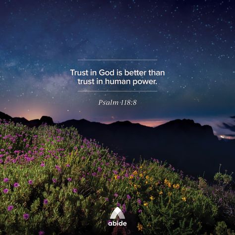 Trusting Others More Than God? - Psalm 118:8 | Abide Psalm 118 8, Psalm 118, Quotes Prayer, Bible Quotes Prayer, Hard Times, God Is Good, Trust God, Bible Quotes, Psalms