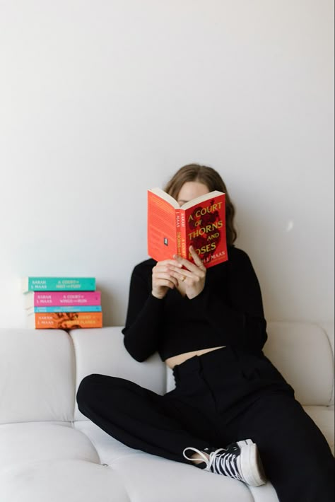 Self Portrait Ideas With Books, Bookshelves Photoshoot, Self Portrait With Books, Posing With Books Photography, Aesthetic Photos With Books, Creative Bookstagram Photos, Book Worm Photo Shoot, Book Photo Shoot Ideas, Author Book Photoshoot