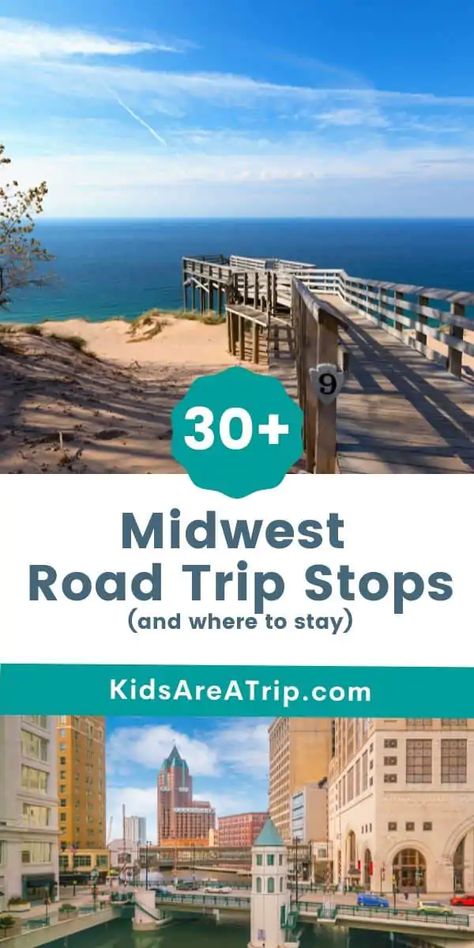 Midwest Weekend Getaways, Midwest Vacations, Midwest Road Trip, Best Road Trips, Road Trip Ideas, Road Trip Places, Trip Destinations, Road Trip Routes, Road Trip Packing