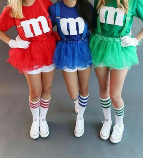 M And Ms Halloween Costume, M And M Costume Ideas, Mm Costume Group, Halloween Costumes M & M's, M And Ms Costume, M&m's Halloween Costume, Red M&m Costume, Pink M&m Costume, Halloween M&m Costume