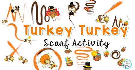 Thanksgiving Music Class, Thanksgiving Music Lessons, Thanksgiving Music Activities, Kindergarten Music Class, Video Turkey, Music And Movement Activities, Music Preschool, Activity Video, Elementary Music Activities