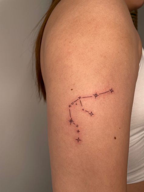 Aquarius Star Sign Tattoo, January Constellation Tattoo, Aquarius Tattoo Stars, Constalation Stars Tatoos, Constellation Tattoo Aquarius, Aquarius Star Tattoo, Aquarius Star Constellation Tattoo, Aquarius Tattoo Constellation, Small Aquarius Tattoo