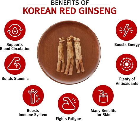 Dive into the world of red Korean ginseng and unearth its remarkable benefits. Boost energy, enhance focus, and improve overall well-being! - #advantagesofKoreanredginseng #advantagesofPanaxginseng #advantagesofredkoreanginseng #benefitsofKoreanredginseng #gainsfromKoreanredginseng #gainsfromPanaxginseng #gainsfromredkoreanginseng #healthbenefitsofredkoreanginseng... Red Ginseng Benefits, Ginseng Benefits, Korean Red Ginseng Extract, Red Korean, Ginseng Extract, Korean Red Ginseng, Korean Ginseng, Red Ginseng, Natural Energy