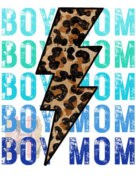 This is a digital download. No physical item will be shipped.  This design is for personal use and small commercial use on physical products only. Leopard Lightning Bolt, Boy Mama, Face Down, Boy Mom, Lightning Bolt, Estilo Retro, Colorful Hoodies, Art Clothes, Cute Shirts