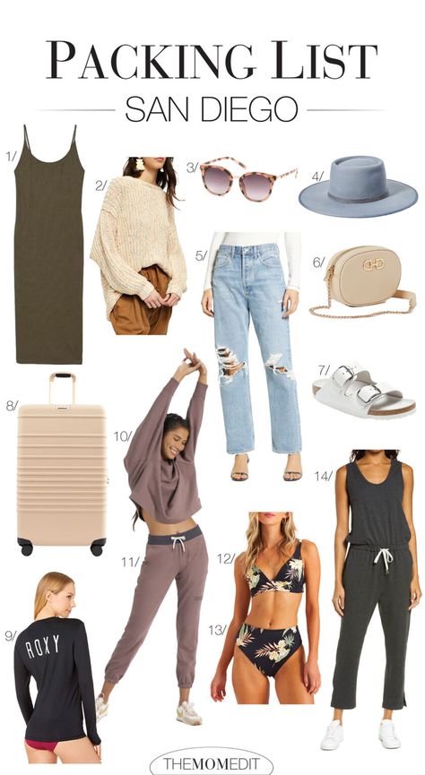 San Diego Packing List, San Diego Zoo Outfit, California Vacation Outfits, Zoo Outfit, March Outfits, Beach Vacation Packing, San Diego Style, Beach Vacation Packing List, Cute Beach Outfits