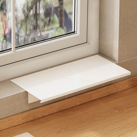 PRICES MAY VARY. 【STRONG DURABLE MATERIALS】Window sill extension plate is made of durable carbon steel material, waterproof, rustproof, not easy to deform and break, solid and not wobbly. The design is simple and can safely support objects while maintaining a view of the window. 【INCREASED STORAGE SPACE】This is an excellent self-adhesive magnetic suction window sill extension shelf, which can be perfectly fixed on the window sill, and the window sill becomes wider to place toasters, dishes, pots Window Sill Extender For Plants, Window Plant Shelves Indoor, Kitchen Plant Shelves, Extended Window Sill, Shelves Above Door, Window Seal Shelf, Window Sill Extension, Above Sink Decor No Window, Plant Shelf In Front Of Window